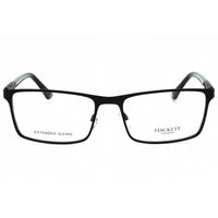 Hackett Men's Eyeglasses - Black Metal Full Rim Rectangular Shape Frame | HEK1213 02 ,