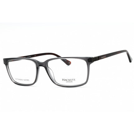 Hackett Women's Eyeglasses - Grey Plastic Full Rim Rectangular Frame | HEK1214 968 ,