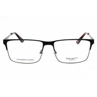Hackett Men's Eyeglasses - Black Metal Full Rim Rectangular Shape Frame | HEK1216 02 ,