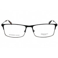 Hackett Men's Eyeglasses - Black Metal Full Rim Rectangular Frame | HEK1240-1 002 ,