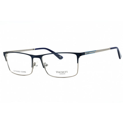 Hackett Men's Eyeglasses - Navy Metal Full Rim Rectangular Shape Frame| HEK1240-1 682 ,