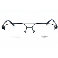 Hackett Men's Eyeglasses - Navy Metal Half Rim Rectangular Shape Frame | HEK1263 689 ,