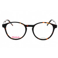 Hugo Men's Eyeglasses - Havana Plastic Full Rim Oval Shape Frame | HG 1197 0086 00 ,