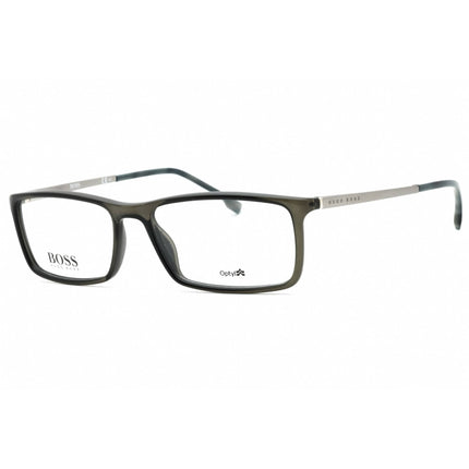Hugo Boss Men's Eyeglasses - Grey Plastic Full Rim Rectangular | BOSS 1184 0KB7 00 ,