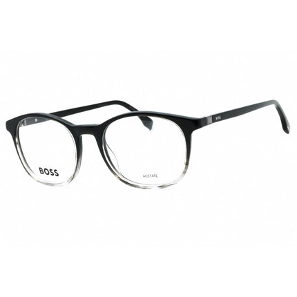 Hugo Boss Men's Eyeglasses - Black Horn Plastic Full Rim Frame | BOSS 1437 037N 00 ,