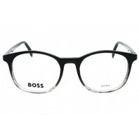 Hugo Boss Men's Eyeglasses - Black Horn Plastic Full Rim Frame | BOSS 1437 037N 00 ,
