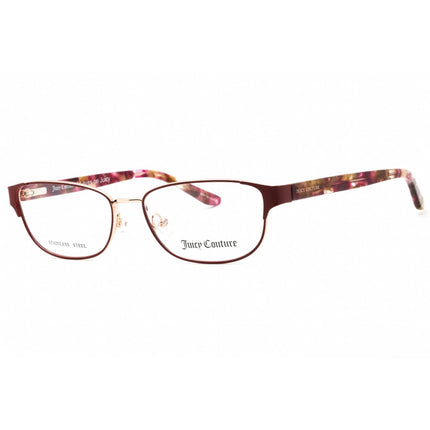 Juicy Couture Women's Eyeglasses - Opal Burgundy Gold Metal Oval Frame | JU 223 LHF ,