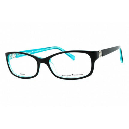 Kate Spade Women's Eyeglasses - Black Aqua Plastic Rectangular | Regine Us 0DH4 00 ,