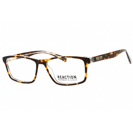 Kenneth Cole Reaction Men's Eyeglasses - Dark Havana Rectangular Frame | KC0886 052 ,