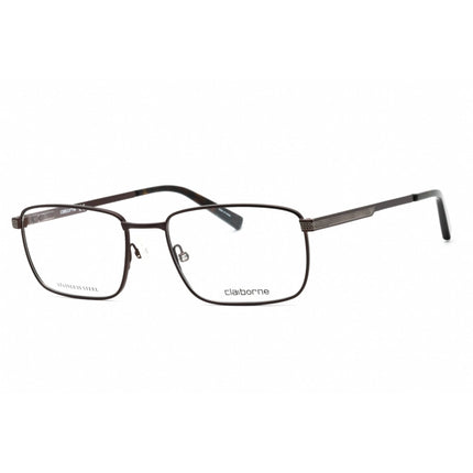 Liz Claiborne Men's Eyeglasses - Dark Brown Metal Rectangular Frame | CB 249 0R0Z 00 ,
