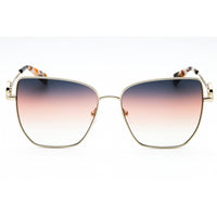 Longchamp Women's Sunglasses - Gold Metal Full Rim Butterfly Shape Frame| LO169S 726 ,