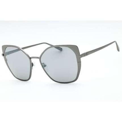 Longchamp Women's Sunglasses - Silver Metal Full Rim Butterfly Frame | LO175S 040 ,