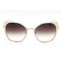 Longchamp Women's Sunglasses - Gold Metal Full Rim Butterfly Shape Frame| LO175S 727 ,