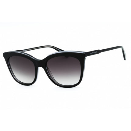 Longchamp Women's Sunglasses - Black Acetate Full Rim Cat Eye Shape Frame| LO738S 018 ,