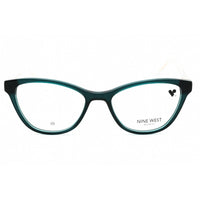 Nine West Women's Eyeglasses - Crystal Emerald Plastic Full Rim Cat Eye | NW5217 340 ,