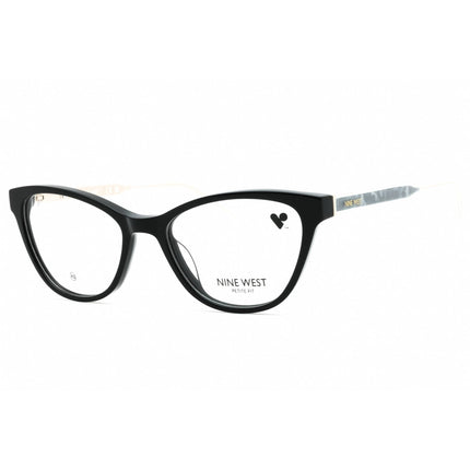 Nine West Women's Eyeglasses - Black Plastic Full Rim Cat Eye Shape Frame| NW5217 001 ,