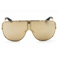 Philipp Plein Unisex Sunglasses - Yellow Gold Metal Full Rim Frame | SPP075M 400G ,
