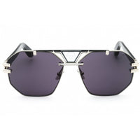 Philipp Plein Men's Sunglasses - Palladium/Gloss Black Full Rim Frame | SPP077M 0578 ,