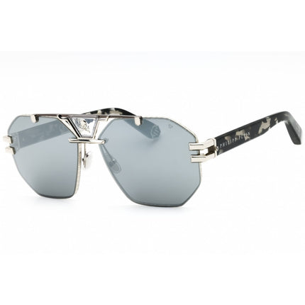 Philipp Plein Men's Sunglasses - Polished Palladium W/Colored Parts | SPP077V 523X ,