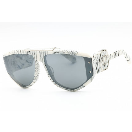 Philipp Plein Men's Sunglasses - Marmorized Ivory Full Rim Navigator | SPP093M 9YLX ,