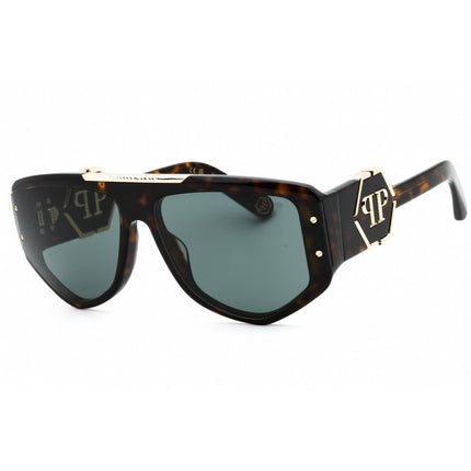 Philipp Plein Men's Sunglasses - Shiny Dark Havana Full Rim Navigator | SPP093M 0722 ,