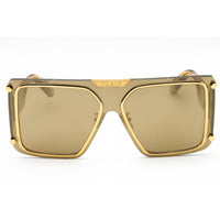 Philipp Plein Unisex Sunglasses - Yellow Gold Metal Full Rim Oversized | SPP096M 400G ,