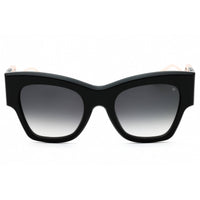 Philipp Plein Women's Sunglasses - Glossy Black Plastic Cat Eye Frame | SPP120M 0700 ,