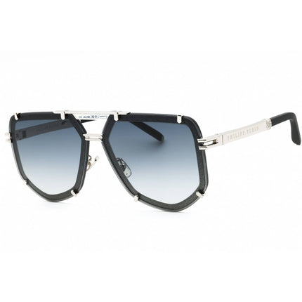 Philipp Plein Men's Sunglasses - Palladium W/Semi-gloss Black Parts | SPP132 0K07 ,