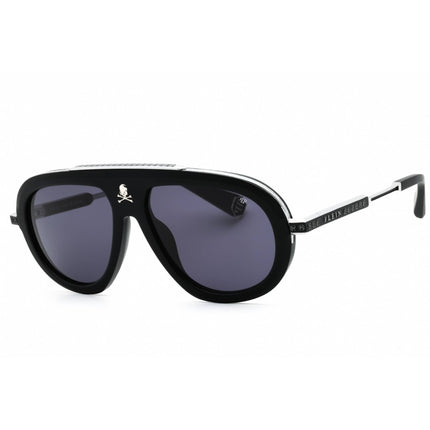 Philipp Plein Men's Sunglasses - Sandblast/Matte Black/Silver Frame | SPP151W 0703 ,
