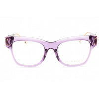 Philipp Plein Women's Eyeglasses - Transparent Lilac Cat Eye Frame | VPP125S 06PF ,
