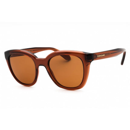 Salvatore Ferragamo Women's Sunglasses - Transparent Brown Cat Eye Frame | SF2000S 232 ,