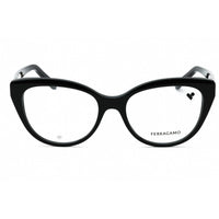 Salvatore Ferragamo Women's Eyeglasses - Black Acetate Full Rim Cat Eye | SF2970 001 ,