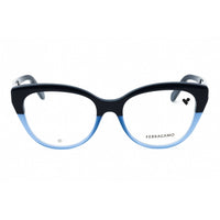 Salvatore Ferragamo Women's Eyeglasses - Blue Acetate Full Rim Cat Eye | SF2970 414 ,