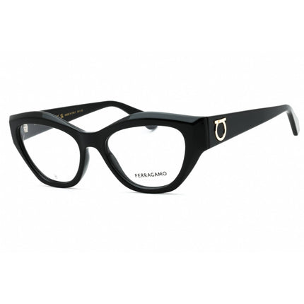 Salvatore Ferragamo Women's Eyeglasses - Black Full Rim Cat Eye Frame | SF2982 001 ,