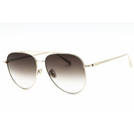 Salvatore Ferragamo Men's Sunglasses - Gold Metal Full Rim Aviator Frame | SF308S 703 ,