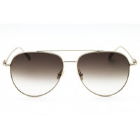 Salvatore Ferragamo Men's Sunglasses - Gold Metal Full Rim Aviator Frame | SF308S 703 ,