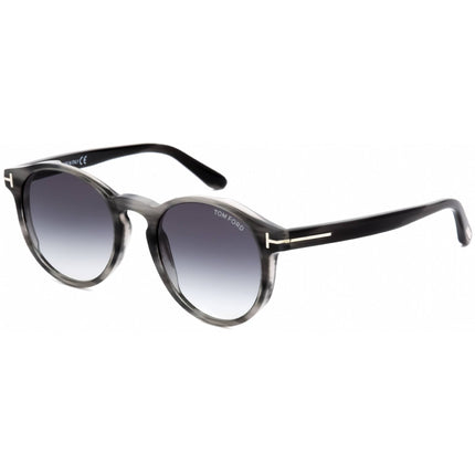 Tom Ford Unisex Sunglasses - Grey Acetate Full Rim Round Shape Frame | FT0591 20B ,