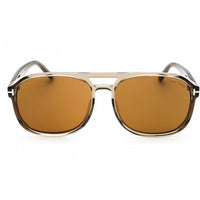 Tom Ford Men's Sunglasses - Shiny Light Brown Acetate Full Rim Navigator | FT1022 45E ,