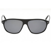 Tom Ford Men's Sunglasses - Shiny Black Acetate Navigator Shape Frame | FT1027-N 01A ,