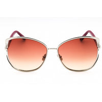 Tom Ford Women's Sunglasses - Shiny Palladium Metal Full Rim Oversized | FT1091 16T ,