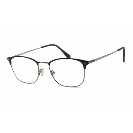 Tom Ford Men's Eyeglasses - Matte Blue Metal Full Rim Oval Shape Frame | FT5750-B 091 ,