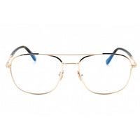 Tom Ford Men's Eyeglasses - Shiny Rose Gold Full Rim Navigator Frame | FT5830-B 028 ,