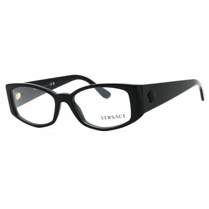 Versace Women's Eyeglasses - Black Plastic Full Rim Cat Eye Shape Frame | 0VE3343 GB1 ,