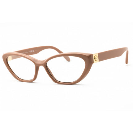 Versace Women's Eyeglasses - Camel Beige Plastic Full Rim Cat Eye Frame | 0VE3356 5468 ,