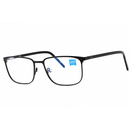 Zeiss Men's Eyeglasses - Matte Black Metal Full Rim Rectangular Frame | ZS22400 001 ,