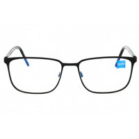 Zeiss Men's Eyeglasses - Matte Black Metal Full Rim Rectangular Frame | ZS22400 001 ,