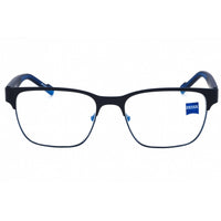 Zeiss Men's Eyeglasses - Matte Blue Metal Full Rim Rectangular Frame | ZS22403 401 ,