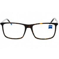 Zeiss Men's Eyeglasses - Dark Tortoise Acetate Rectangular Shape Frame | ZS22500 239 ,