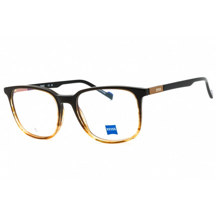 Zeiss Men's Eyeglasses - Brown/Caramel Horn Acetate Square Shape Frame | ZS22524 217 ,