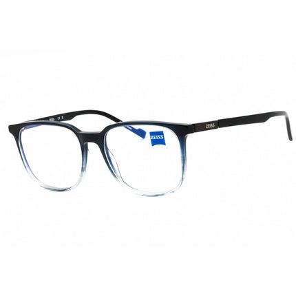 Zeiss Men's Eyeglasses - Blue/Grey Horn Acetate Full Rim Square Frame | ZS22524 418 ,